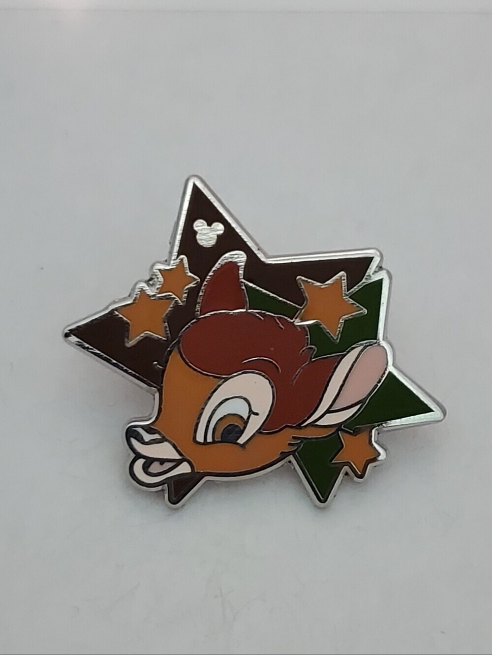 Disney Pin Trading Bambi Star Characters Hidden Mickey Pin